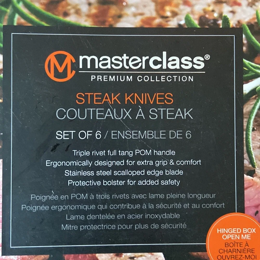 Master Class Steak Knives